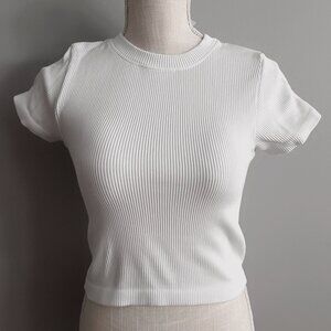 Women's White Lab Joy Cropped Top